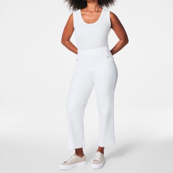 Spanx Stretch Twill Cropped Pant - Picture 5 of 10